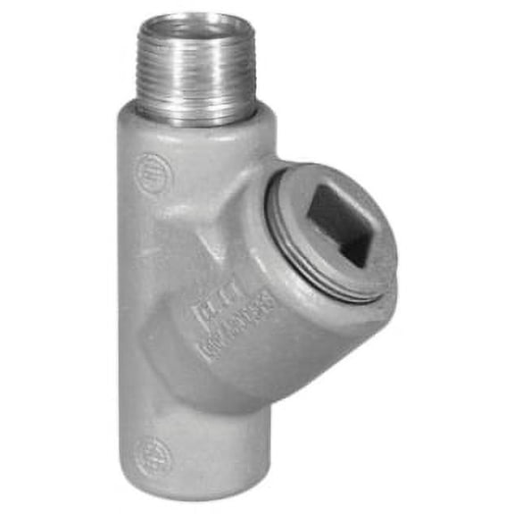 Appleton Electric IMC Sealing, 1/2 in, Threaded, Iron, Galvanized, Silver EYS-16