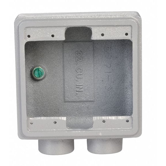 Appleton Electric Weatherproof Box,1/2 in Hub,32cu. in FSS-2-50