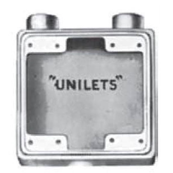 Appleton FDS-2-75, Cast Hub Device Box, Threaded 2-Gang, 1 PC