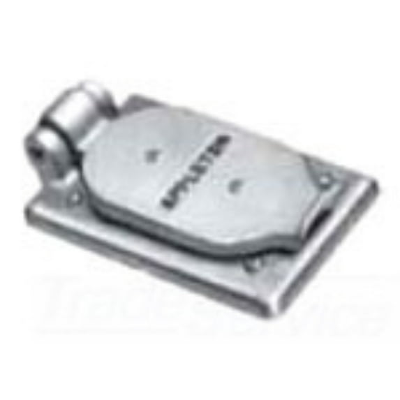 Appleton FSK-1VDR Cast Cover, Duplex Receptacle, 1 Gang, Malleable Iron