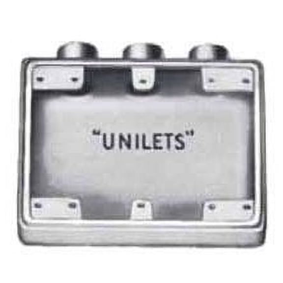 Appleton FSS-3-75, Cast Hub Device Box, 3/4 Thrd 3 Gang, 1 PC
