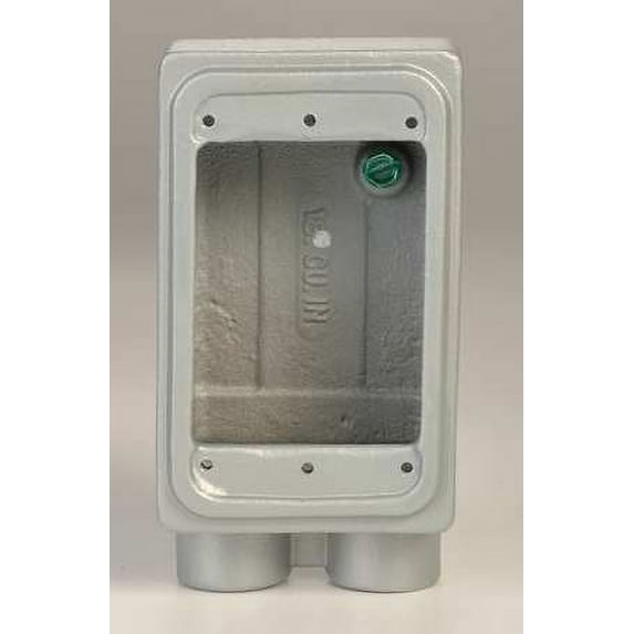 Appleton FSS150, Cast Hub Device Box, Single Gang Threaded, 1 PC
