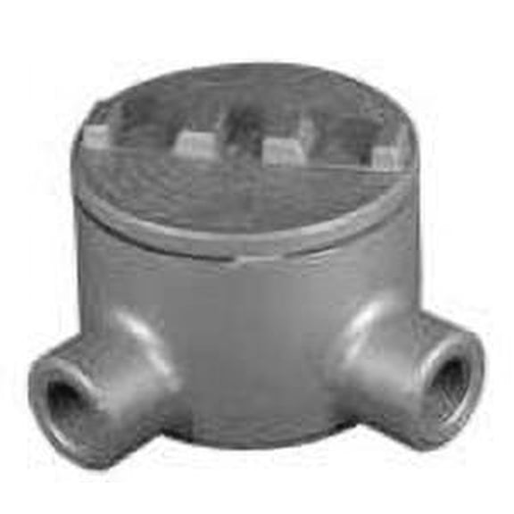Appleton GRL50-A, 1/2"" Hub, Aluminum, Explosionproof Conduit Outlet Box, 1 pc