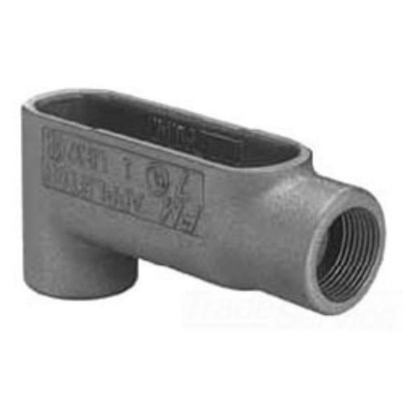Appleton LB17 Conduit Body, Style LB, Iron, 1/2"