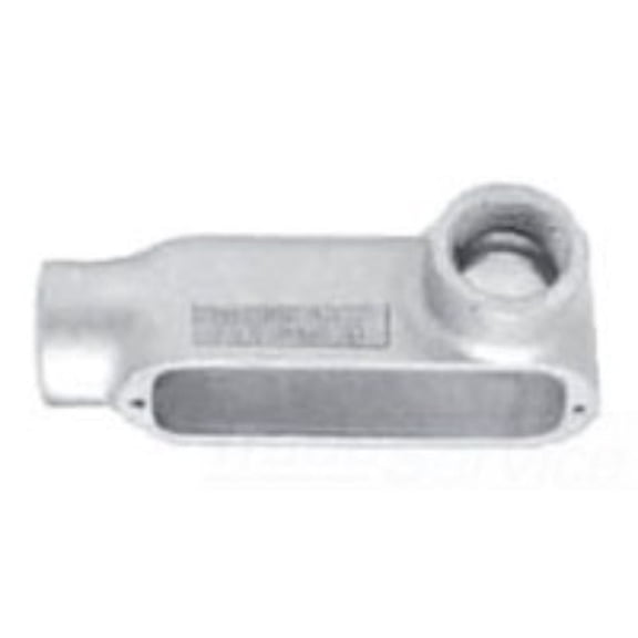 Appleton LR150-M Conduit Outlet Body, Style LR, Malleable Iron, 1-1/2"