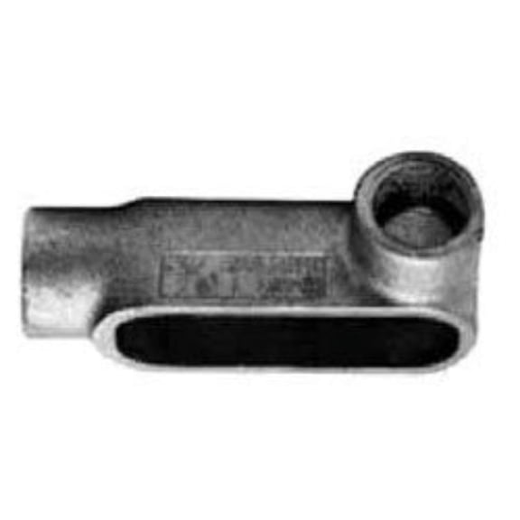 Appleton LR57 Conduit Outlet Body, Style LR, Iron, 1-1/2"