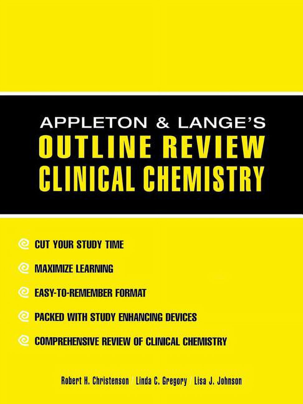 Appleton & Lange Outline Review: Clinical Chemistry (Paperback) - image 1 of 1