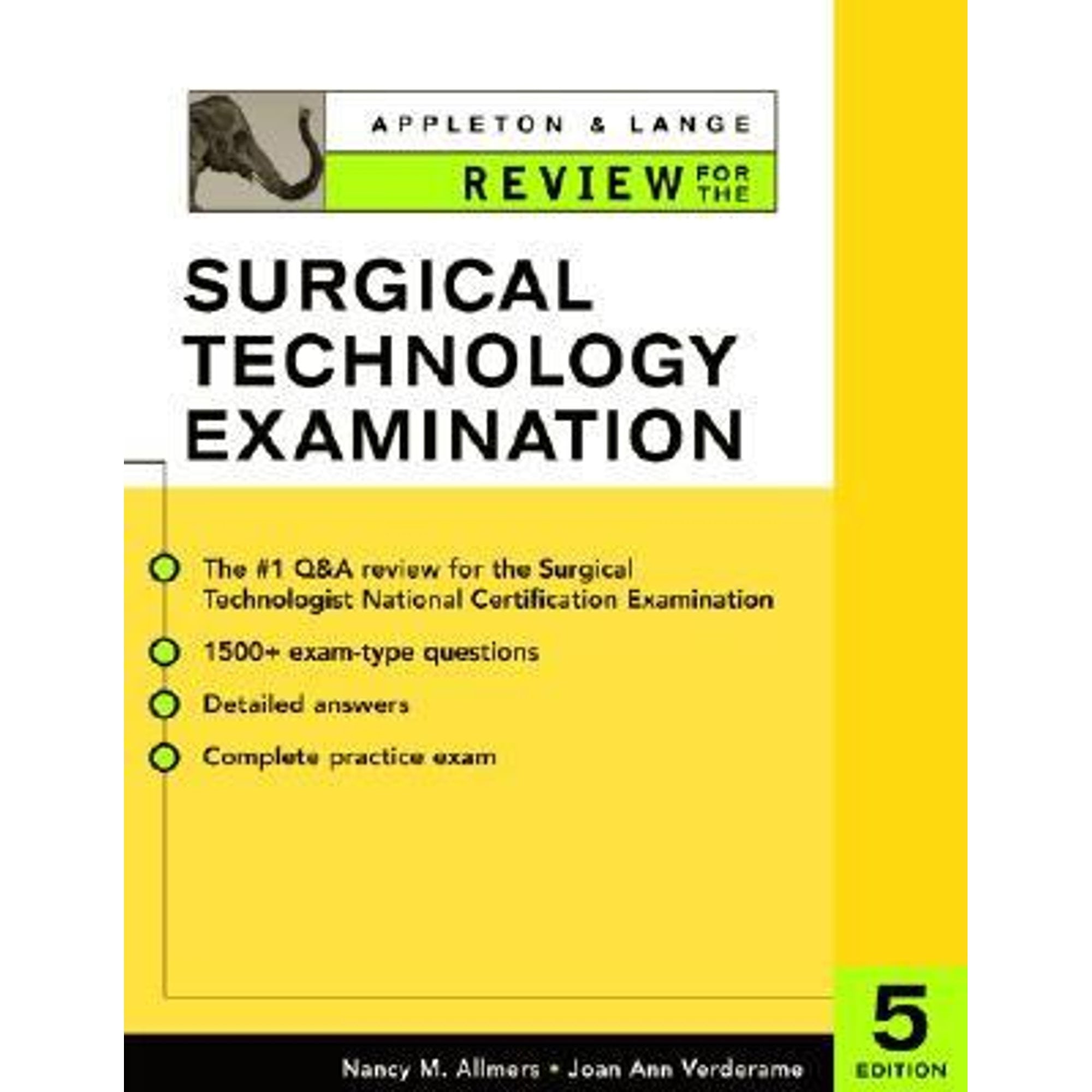 Pre-Owned Appleton \u0026 Lange Review for the Surgical Technology Examination: Fifth Edition (Paperback) 0071385509 9780071385503