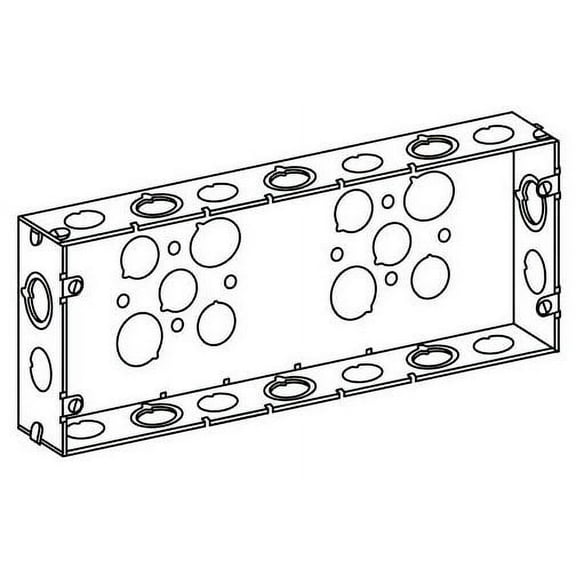 Appleton O-Z/G 5G5075S, Multi-Gang Electrical Switch Box, 5 Gang Sw Box, 1 PC