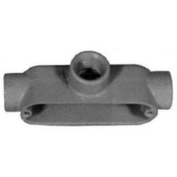 Appleton T-250A, 2-1/2"", Aluminum, Form 85 3-Hub, Tee, T-Type, Conduit Body, 1pc