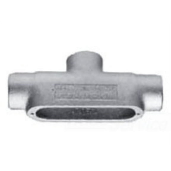 Appleton TB100-M Conduit Body, Style TB, Malleable Iron, 1"