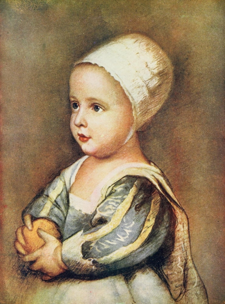 Appletons Booklovers Mag 1903 Baby Stuart Canvas Art - A Van Dyck (18 x 24)