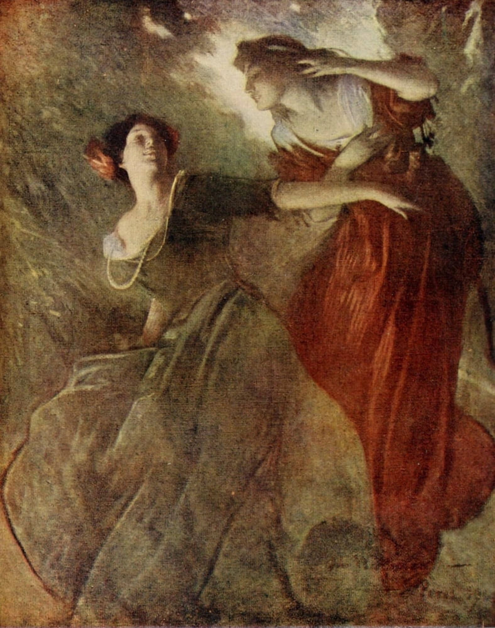 Appletons Booklovers Mag 1904 Autumn Canvas Art - John W Alexander (24 x 36)