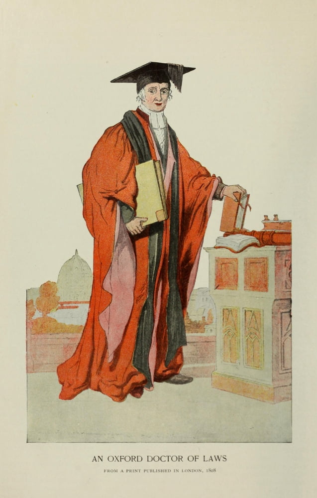 Appletons Booklovers Magazine 1903 Oxford Doctor of Law Canvas Art - Unknown (18 x 24)
