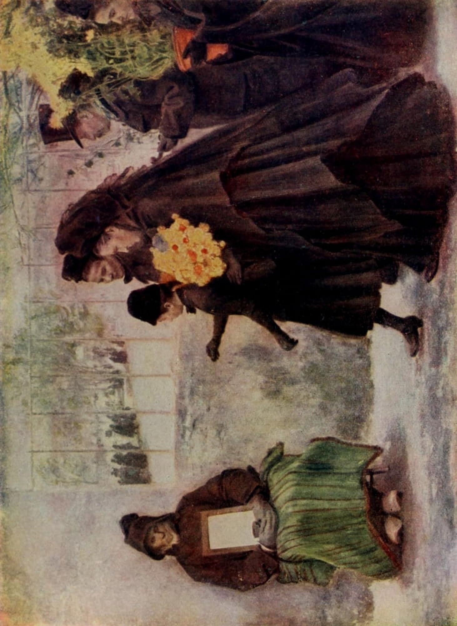 Appletons Booklovers Magazine 1904 All Saints Day Canvas Art - Emile Friant (18 x 24)
