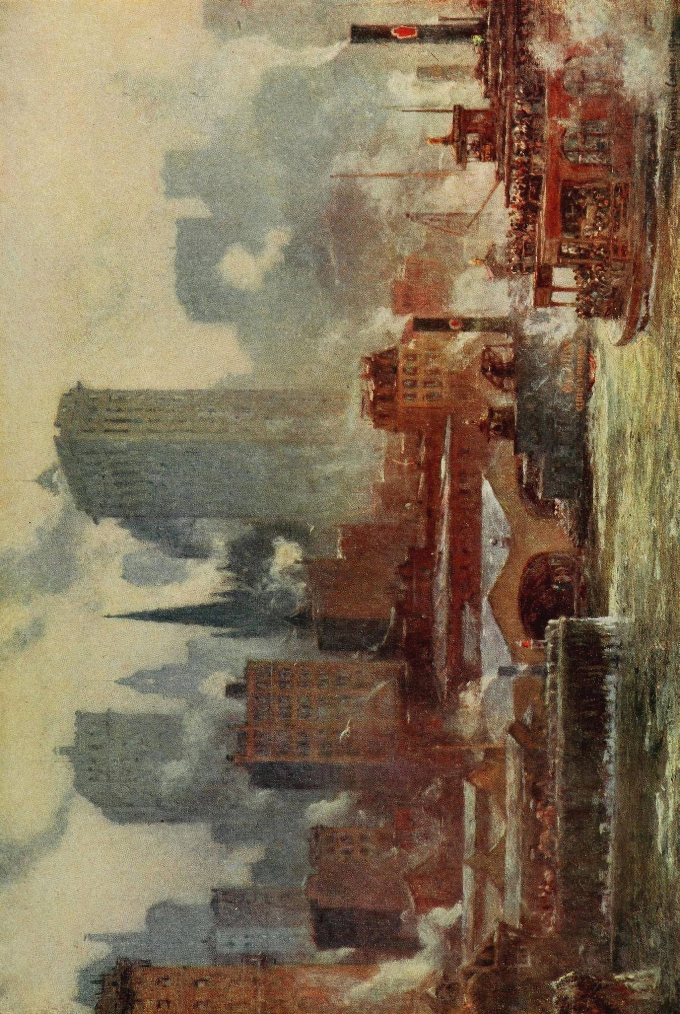 Appletons Magazine 1903 New York Ferries Canvas Art - Colin Campbell Cooper (18 x 24)