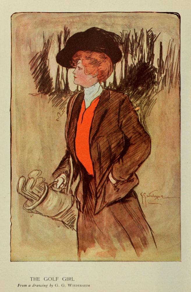 Appletons Magazine 1903 The Golf Girl Canvas Art - Grace Weiderseim (18 x 24)
