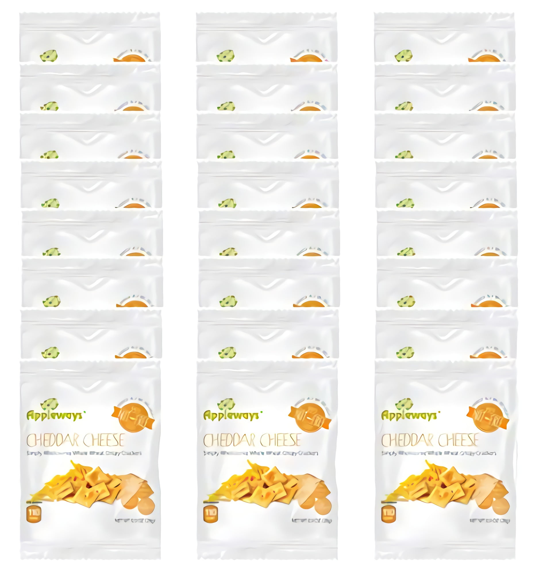 Appleways Whole Grain Cheddar Cheese Crispy Crackers .9 Ounce Pack