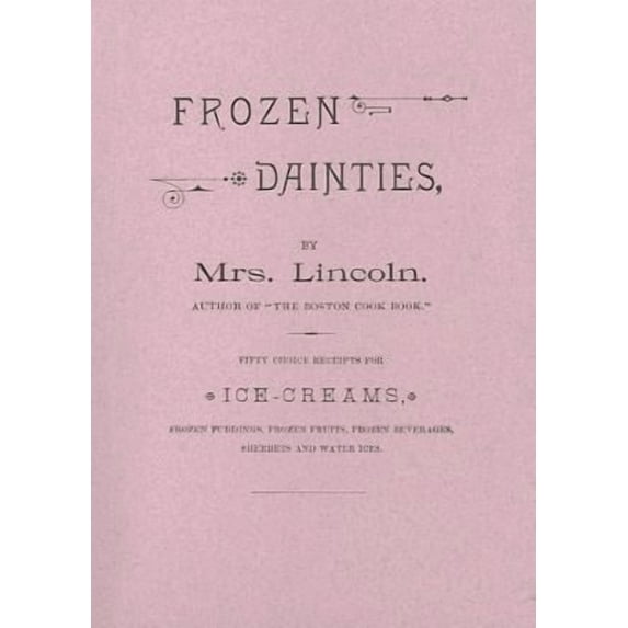 Applewood Books: Frozen Dainties (Other)