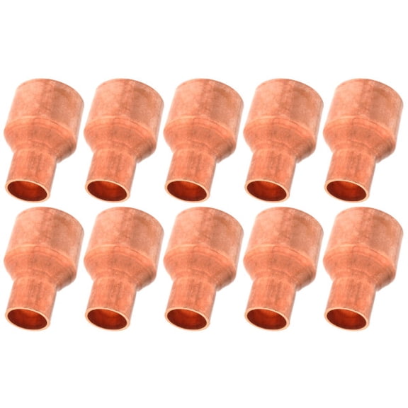 Appli Parts AP-R078012B10 7/8x1/2 in Reducing Bushing Copper pipe fittings CxC Sweat connections for refrigeration, air conditioning and plumbing applications ACR and Type L copper pipe (10xBag)