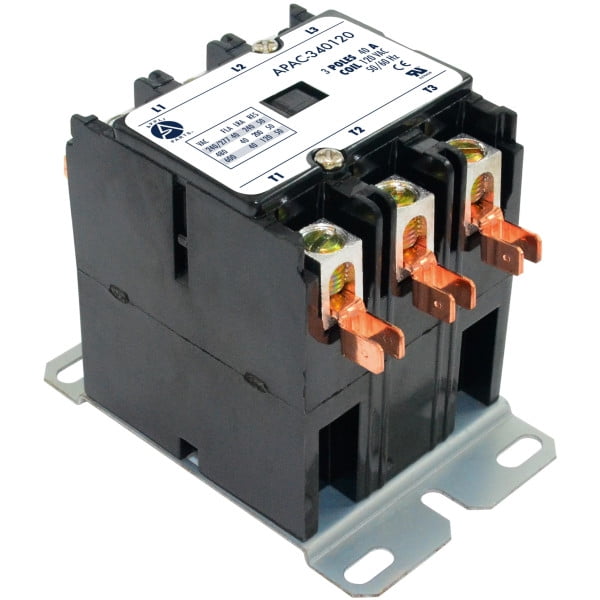 Appli Parts APAC-340120 Heavy Duty 3 Poles Contactor 40 Amp 120 Volts ...