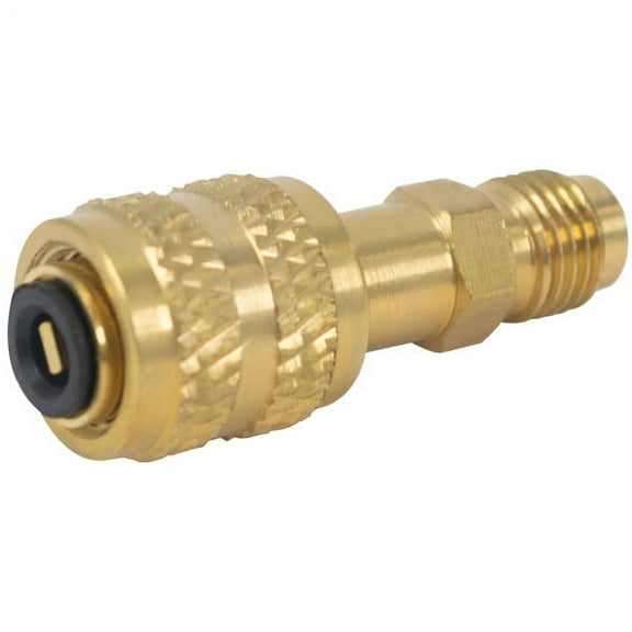 Appli Parts APCA-51614S 5/16 in Female x 1/4 in Male, SAE, R410, Swivel Charging Adapter with Valve Core and Depressor for Ductless Mini Split and other Air Conditioning Applications