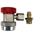 thumbnail image 1 of Appli Parts APQC-134H Quick Coupler R-134a High for Automotive Air Conditioning Charging and Service Red 1/4 in Bronze Adapter, 1 of 5