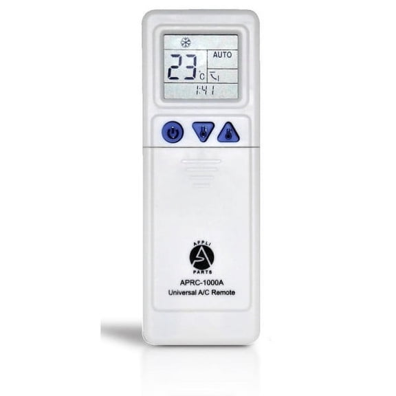 Appli Parts APRC-1000A Universal Air Conditioning Remote Control 1.5 in LCD, Celsius, 1,000 Frequencies