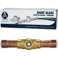 thumbnail image 1 of Appli Parts APSG-34AS 3/4 in Sight Glass and liquid moisture indicator Solder connections with Solid Body for HVAC/R installations suitable for CFC HCFC HFC refrigerants, 1 of 7