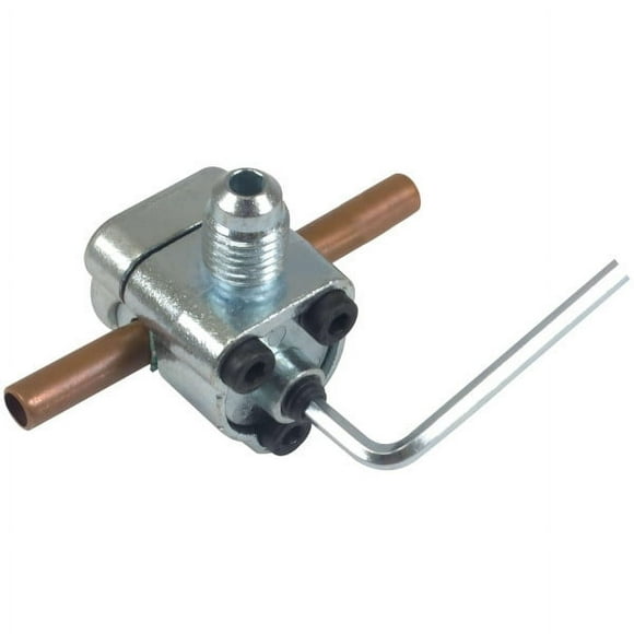Appli Parts APT-PV210 1/4, 5/16, 3/8 in Bullet Piercing Valve kit with tube size adapters and gasket for small refrigeration systems with 1/4 in SAE Service Port