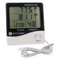 thumbnail image 1 of Appli Parts APTT-DWDH Indoor Temperature and Humidity Monitor with Hygrometer for Accurate Temp and Humidity Monitoring for Precise Indoor Climate Control with cable sensor for outside temperature, 1 of 7