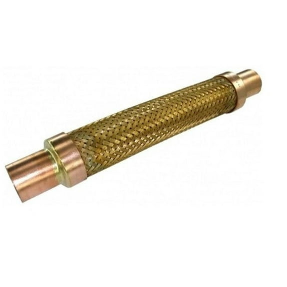 Appli Parts APVE-218 2-1/8 in Vibration Absorber Eliminator Sweat Connections 20 in Long 360 psi Max working and 3,265 psi Burst pressure
