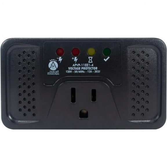 Appli Parts APVP-11EE1-4 120 V Voltage Surge Protector for Refrigerators with Electronic Boards, 50/60 Hz, 12 A, 303 joules, regulator with time delay works with all electronic appliance brands