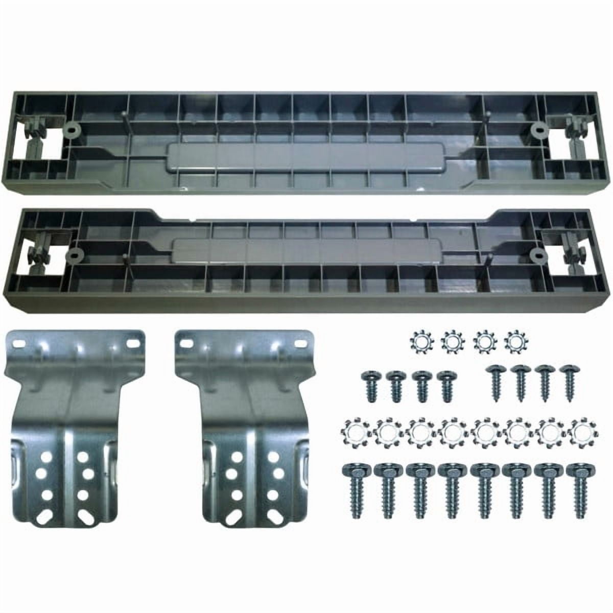 Appli Parts SKK-7AAP Stacking Kit Replacement Compatible with Samsung Washer Dryer Combo 27 in Front Load includes plastic base metal hinges and screws