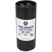 Appli Parts CON-233-110 Motor Start Capacitor 233-280 MFD uF, 110-125 VAC. Universal for Electric Motor Applications, 1.44 in Wide, 3.38 in Height