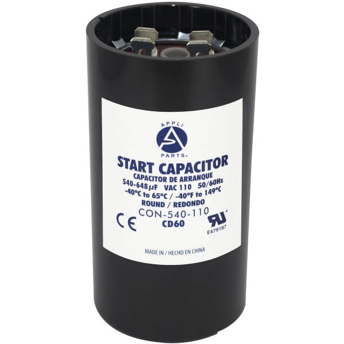 Condensatore Di Avviamento Per Motore AP APPLI PARTS 540-640 UF 250V AC Universale