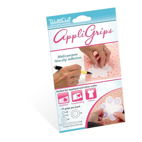 TrueCut AppliGrips 70 Pk - Nonslip Grips for Quilting & Fabric Crafts