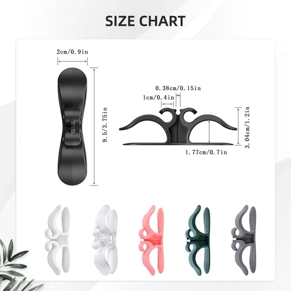 Appliance Cord Organizer, No-Punch Cord Wrap, Kitchen Appliance Cable Management, Adhesive Corrd Organizer for Kitchen Storage,Cable Organizer Clip B