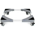 thumbnail image 1 of Appliance Dolly Cart, Mini Fridge Stand Furniture Dolly with 4 Twin Locking Wheels, Adjustable Furniture Mover Mobile Roller Base for Washing Machine, Dryer, Refrigerator, Laundry Pedestal, 1 of 7