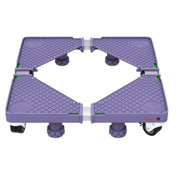 Appliance Dolly Roller Mover with Locking Wheels  Adjustable Base, 1100 lbs Capacity, 4 Stability Feet for Easy Transport