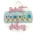 thumbnail image 1 of Free Gift Wrapping Appliance Event 1 PCS Summer Door Hanger Door Hanger Hello Summer Door Hanger Shiplap Door Hanger Hello Summer Sign Sign Summer Sign Ice Creme Door Hanger Outdoor Hanging, 1 of 7