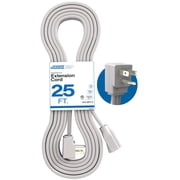 Appliance Extension Cord - 25 ft Heavy Duty Extension Wire for Air Conditioner, Refrigerator & All Major Appliances - 14 Gauge High Voltage 3 Prong Flat-End Cord for Indoor Power by DDON USA