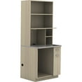 thumbnail image 1 of Safco Modular Break Room Appliance Hutch Vanilla/Gray 48Hx36Wx18D 1706VS, 1 of 7
