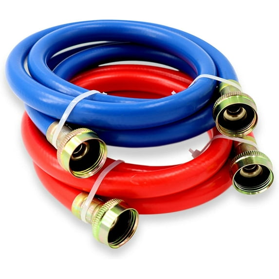 Appliance Pros Washer Inlet Hoses (Reinforced PVC, Pack Qty-1, 6 Foot)