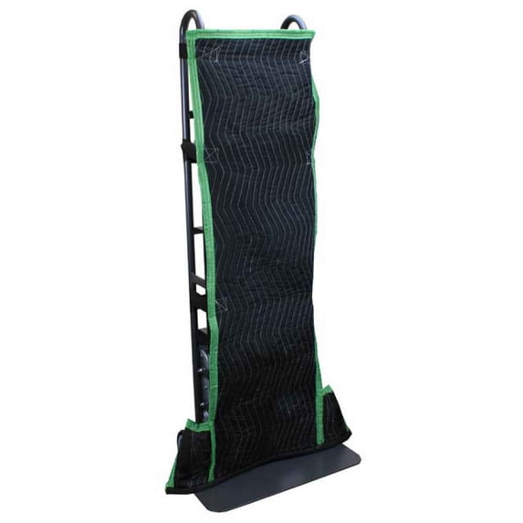 US Cargo Control Quilted Appliance Dolly Cover 58" x 18", Squared Top Hand Truck Pad with Hook & Loop Straps, Padded Cotton/Polyester Quilted Furniture Pads for Moving, Storage. Deliveries
