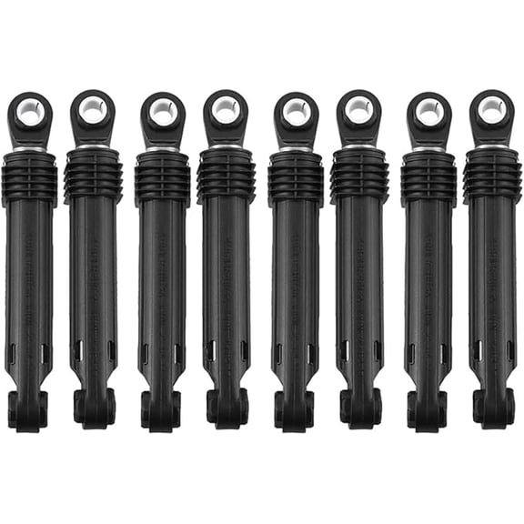 Applicable to 8 Pcs 100N Washing Machine Shock Absorbe, Compatible with LG Washing Machine Shock Absorber Washer Front Load Part Black Plastic Shell Home Appliances Accessories