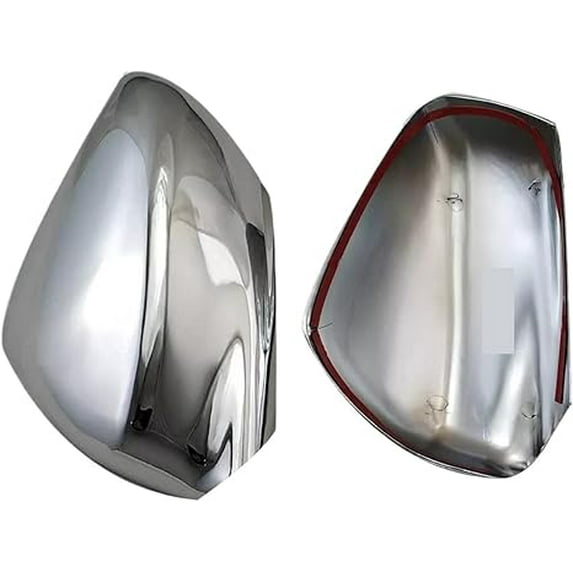 Applicable to Compatible For Peugeot 301 2012-2018 Car Sticker Rearview Side Mirror Cover Wing Cap Exterior Door Rear View Case Trim Silver Chrome Shell