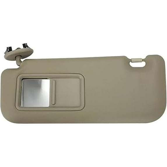 Applicable to Compatible For Toyota Auris/Corolla 2010-2013 Car Sun Visor With Mirror Grey Beige Left Right Side Driver Passenger Side Interior(Grey Right)