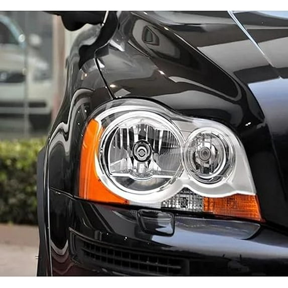 Applicable to Compatible For Volvo XC90 2004-2013 Car Accessories Transparent Lampshade Headlamp Cover Lamp Shade Headlight Shell Lens Plexiglass(2PCS left and right)
