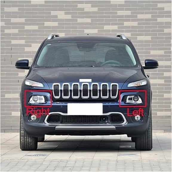 Applicable to Headlight Lens Shell Headlamp Cover Transparent Glass Lampshade Lamp Housing Head Lights Shade Compatible For Jeep Cherokee 2014-2018(Right)